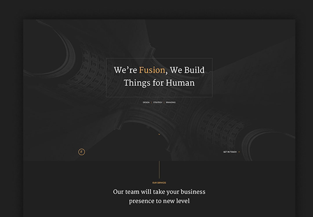 Fusion Web Portfolio - Free Website Templates