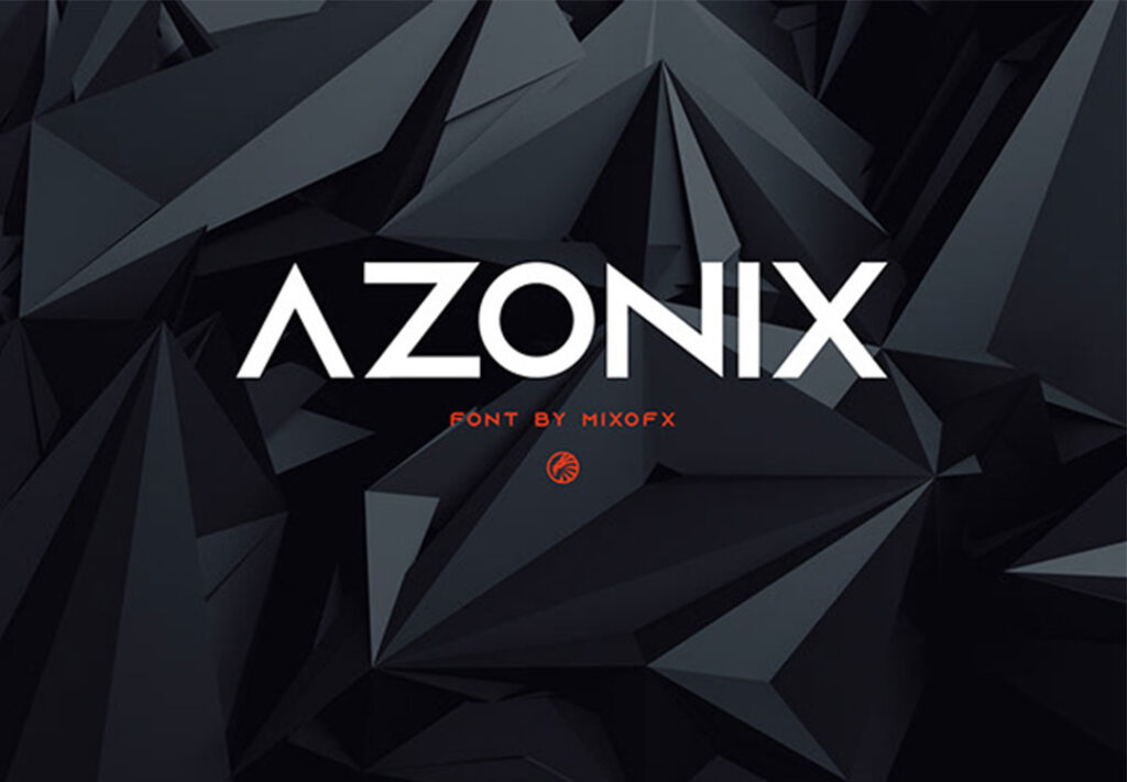 Azonix preview free fonts