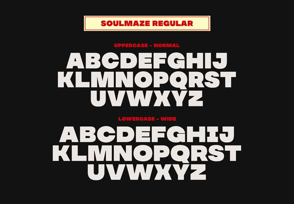 Soulmaze free fonts