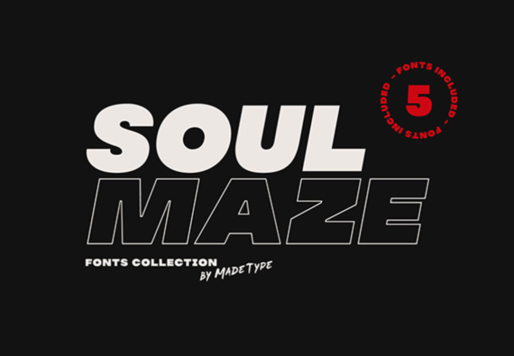Soulmaze free fonts