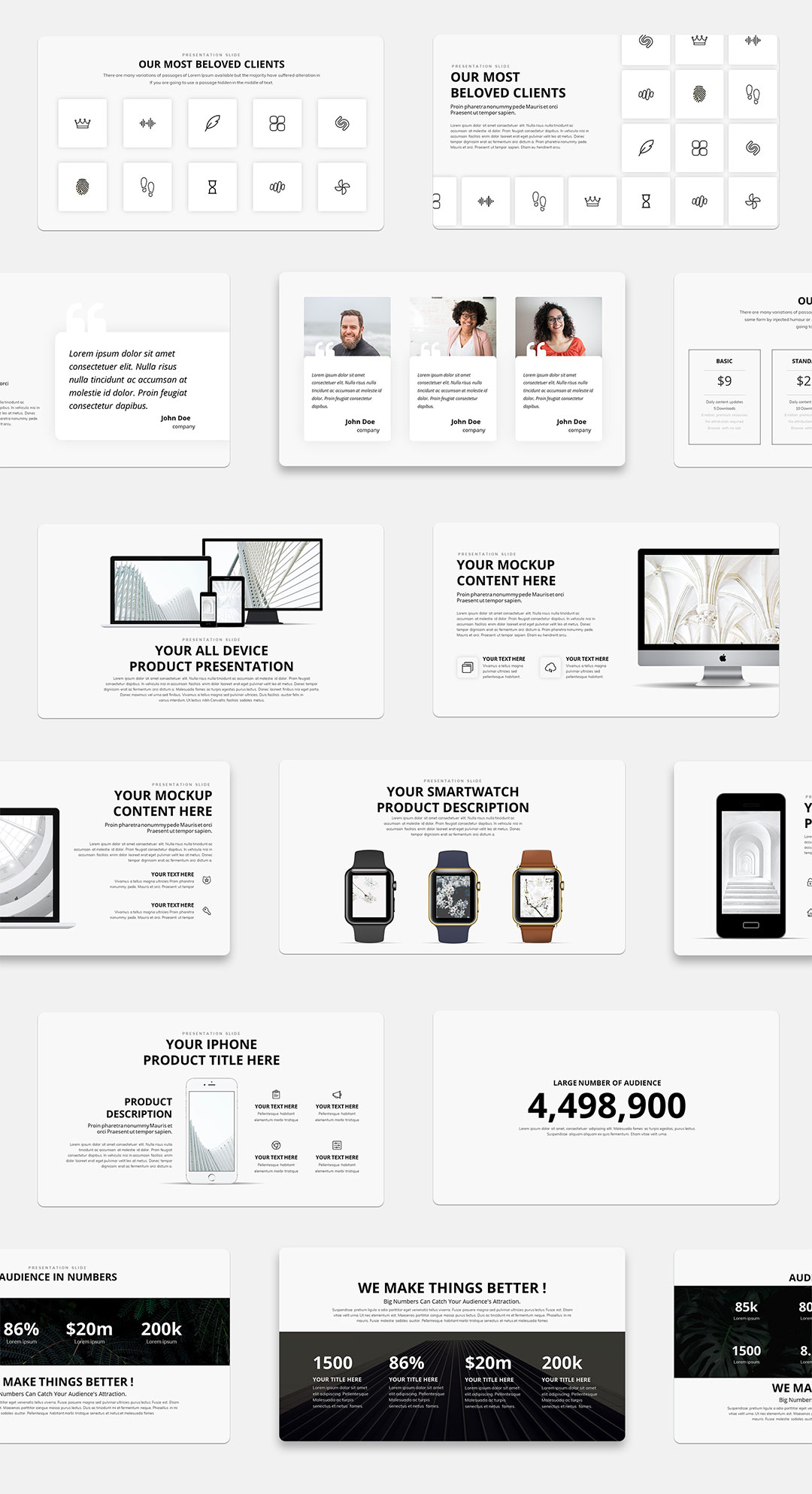 Free The Triumph World - Minimal PowerPoint Template