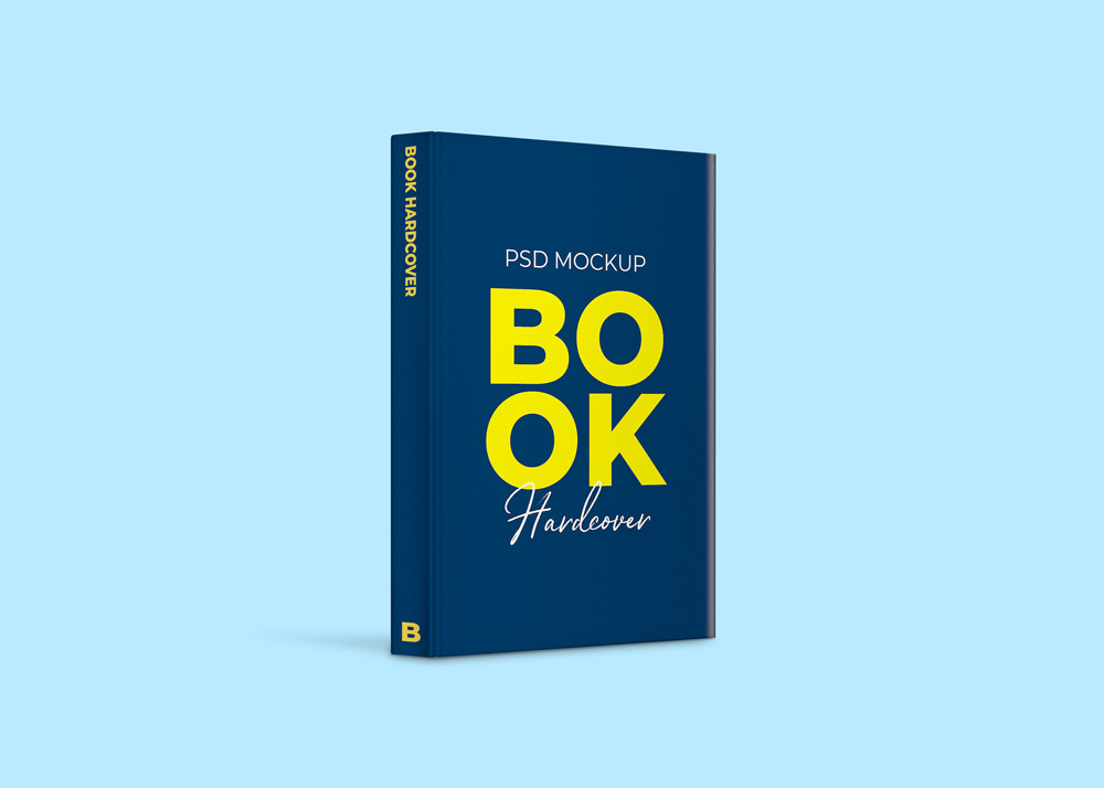 free book cover mockup psd