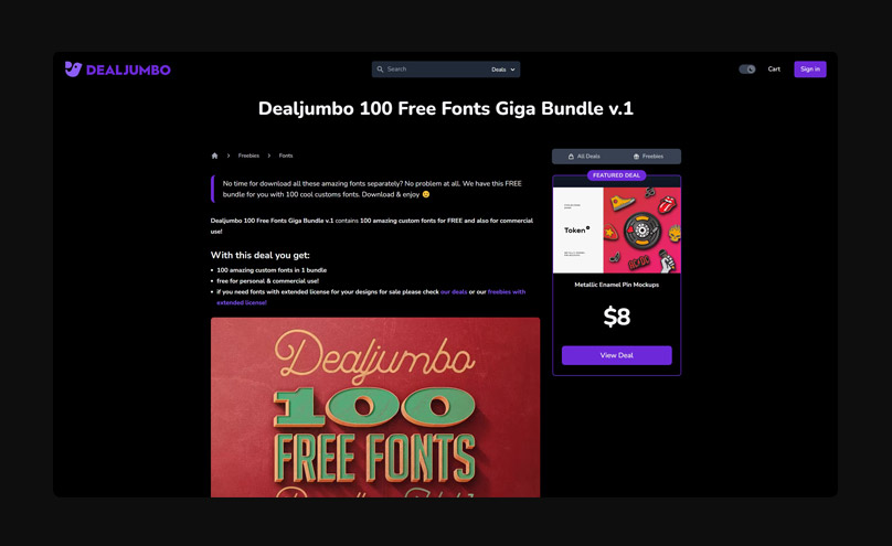 DealJumbo-Download-Free-Font-Bundle