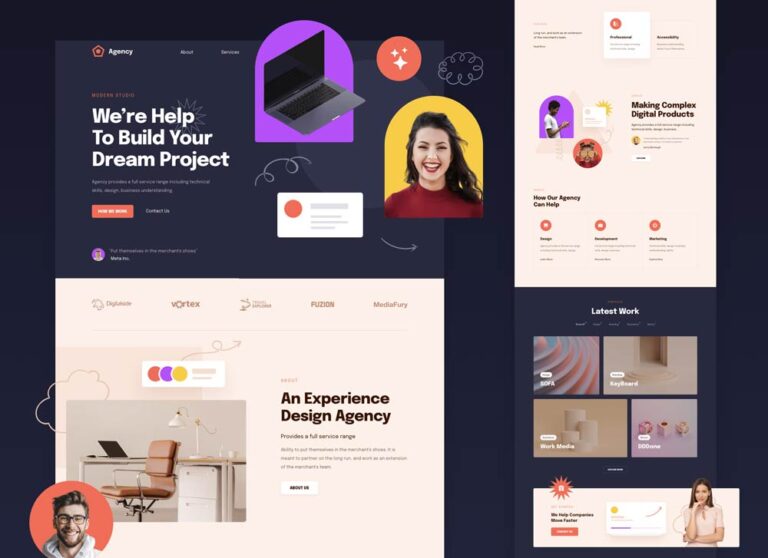 Free Portfolio Website Template to Impress - Graphic Shell