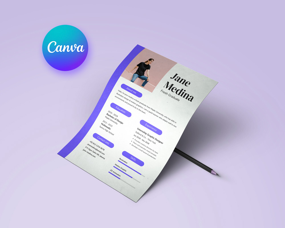 can you make a resume on canva