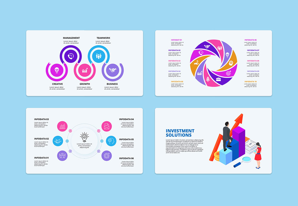 download free infographic powerpoint template