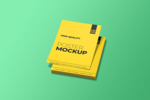 Download Free A4 Mockup for your Posters - Graphic Shell