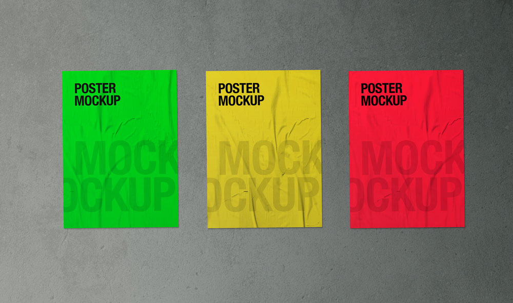Multiple-Poster-Mockup-Free-Template