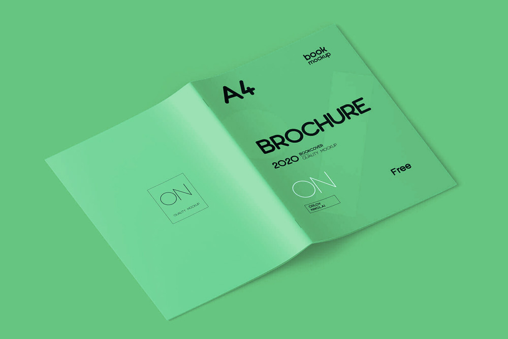 Free-Minimal-A4-Brochure-Mockup-free-download-5 book mockup