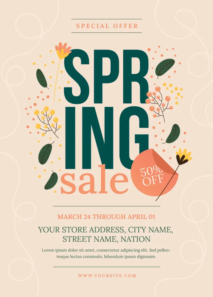 Spring Flyer Template Spring-Sale-Flyer-Template-Download-Today-01