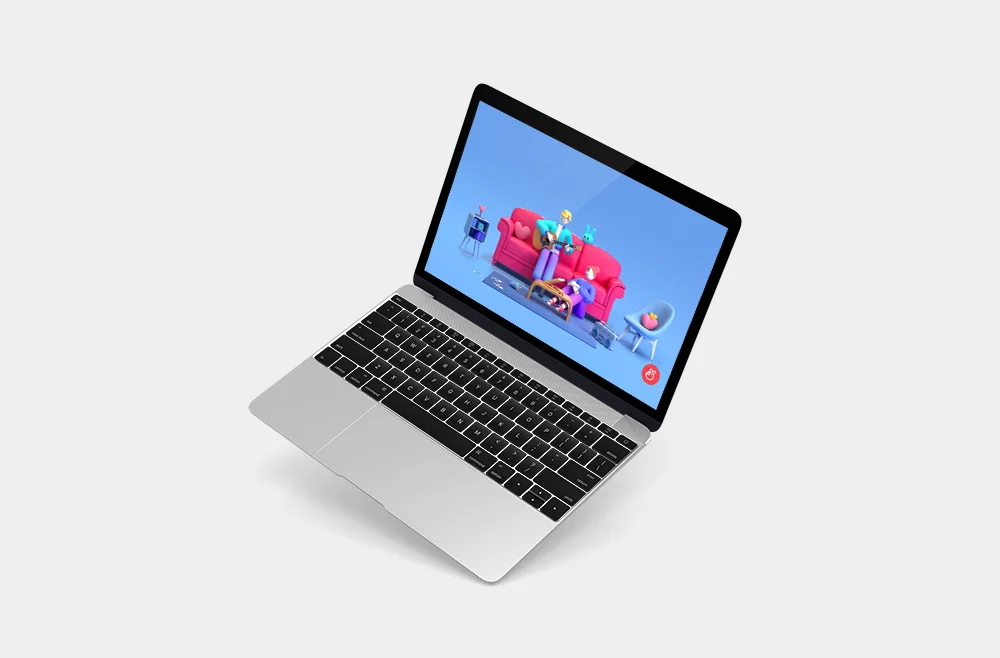 10 Realistic MacBook Mockups 3