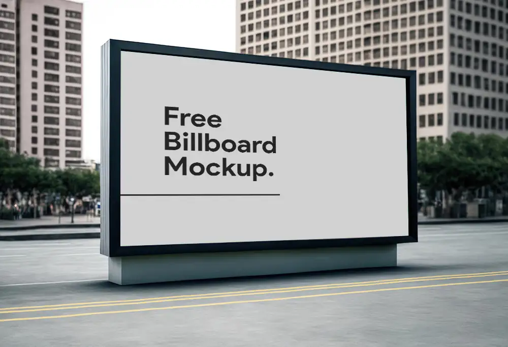 billboard mockup free download
