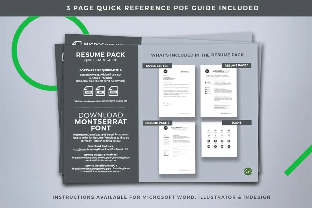 Resume Template Free Pack