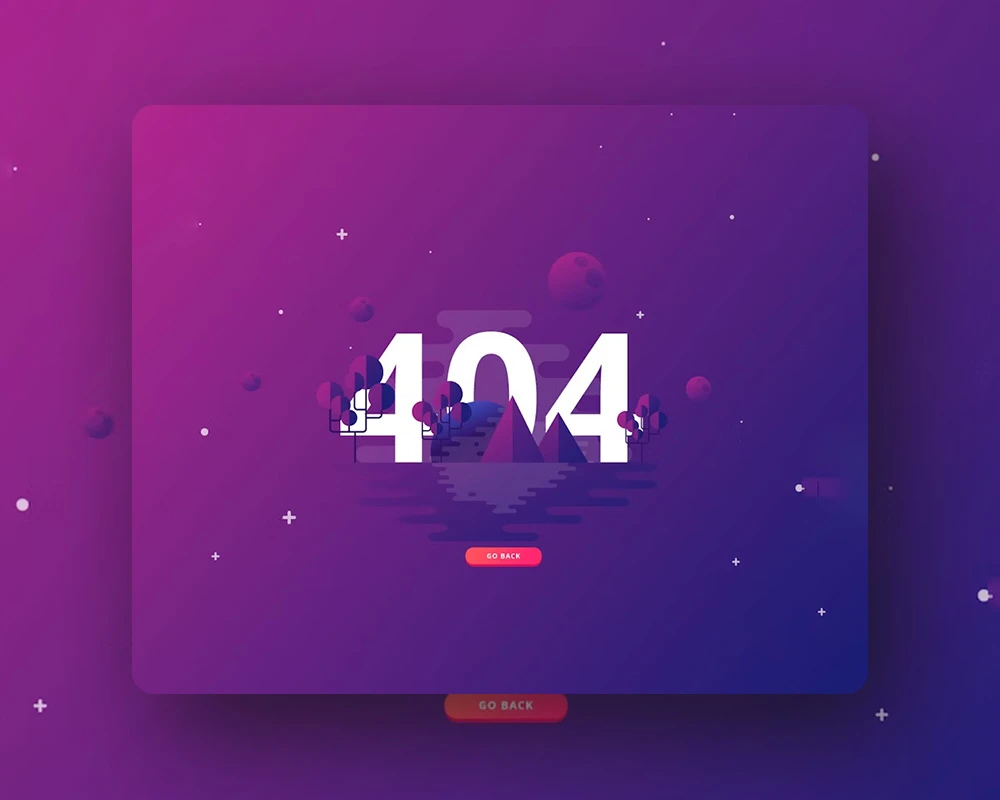 Free Abstract 404 Page Template