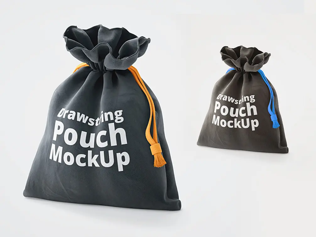 drawstring pouch mockup free