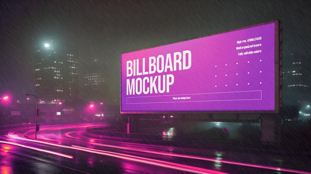 FREE Billboard Mockup PSD Download - Graphic Shell