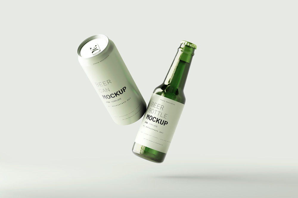 Floating-Beer-Bottle-Mockup-and-Can-Mockup-2