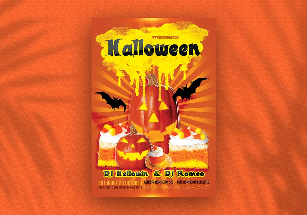 Free Halloween PSD Posters