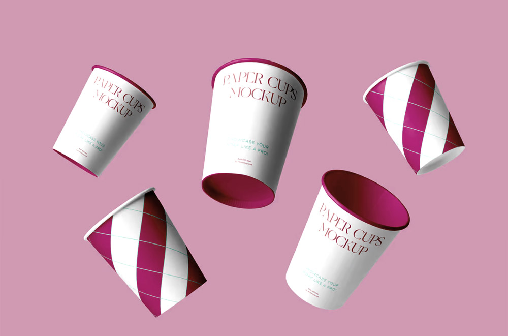 Restaurant-Branding-with-Free-Falling-Paper-Coffee-Cups-Mockup_01