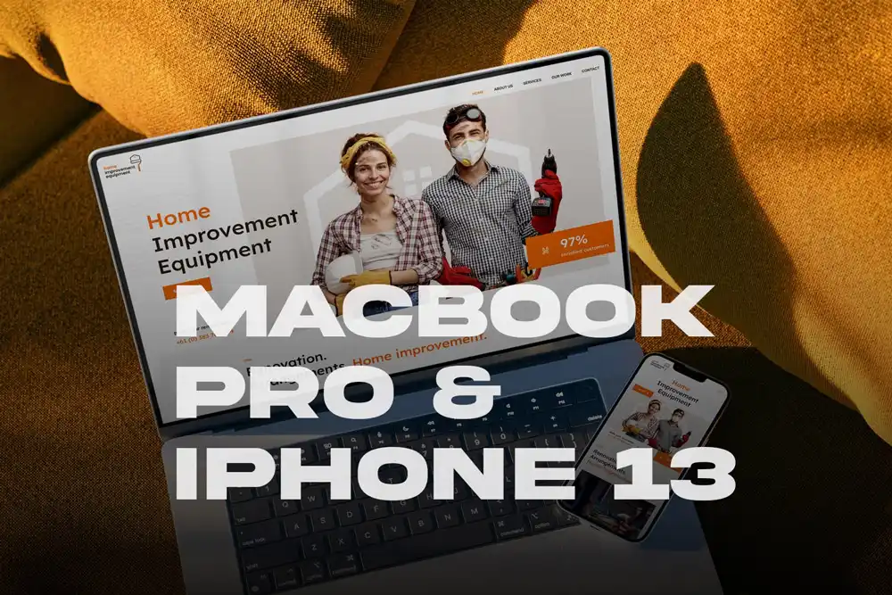 Free-MacBook-Pro-&-iPhone-13-Mockup-PSD