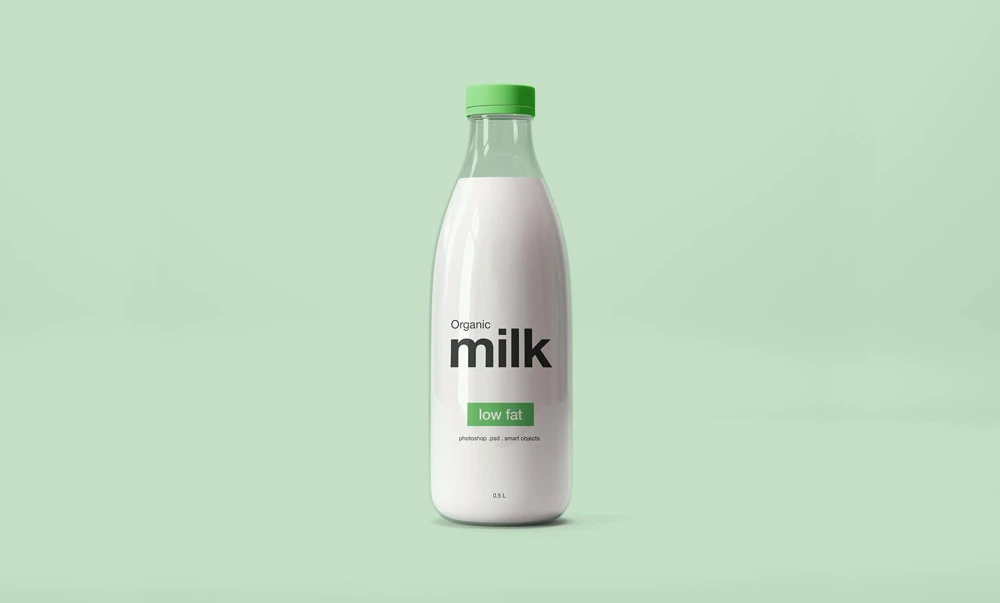Realistic-Milk-Bottle-Label-Mockup-Free-Download